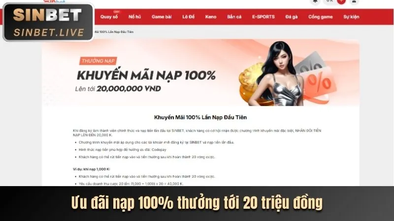 Ưu đãi chào mừng vvv win55